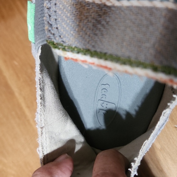 Sanuk slip on shoes Mens 10 - Picture 5 of 8